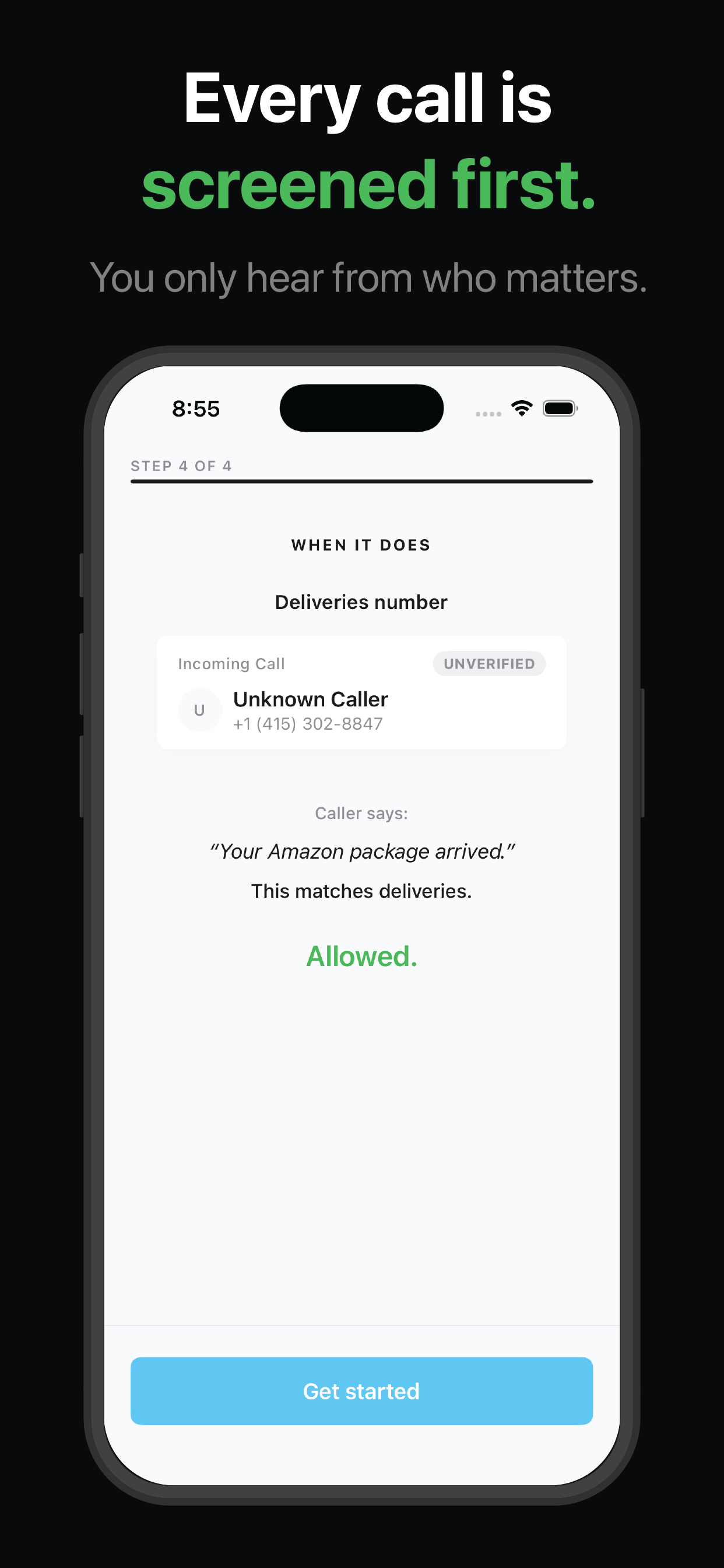 CloakID call screening
